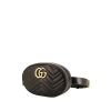 Bolsito-cinturón Gucci GG Marmont clutch-belt en cuero acolchado con motivos de espigas negro - 00pp thumbnail