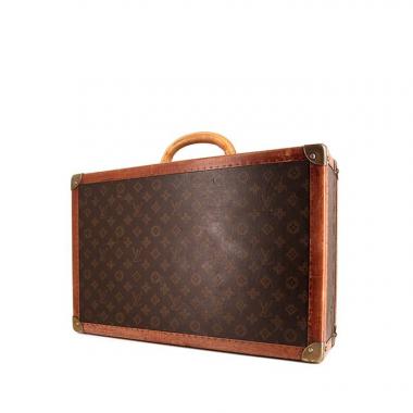 Valigia Louis Vuitton Cotteville in tela monogram marrone e pelle naturale