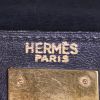 Bolso de mano Hermes Kelly 28 cm en cuero box azul oscuro - Detail D3 thumbnail