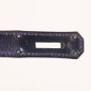Bolso de mano Hermes Kelly 28 cm en cuero box azul oscuro - Detail D4 thumbnail