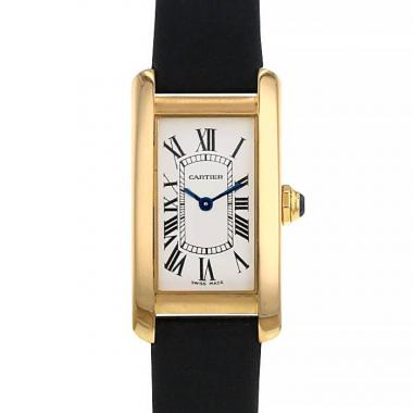 Orologio Cartier Tank Américaine in oro giallo Ref :  2482 Circa  2010