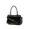 Givenchy Pandora shoulder bag in black leather and black foal - 00pp thumbnail