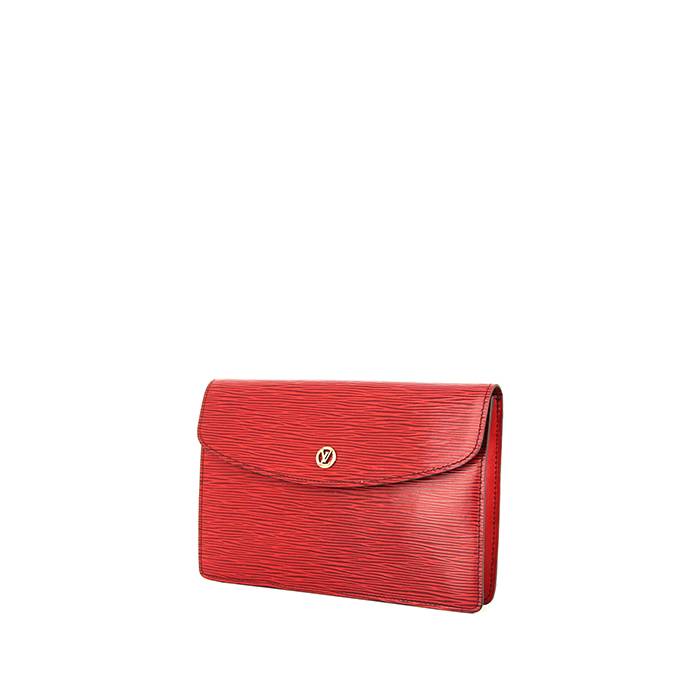 Louis Vuitton Monogram Clutch Red