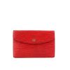 Pochette Louis Vuitton en cuir épi rouge - 360 thumbnail