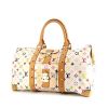 Bolso de fin de semana Louis Vuitton Keepall Editions Limitées en lona Monogram multicolor blanca - 00pp thumbnail