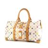 Louis Vuitton Keepall Editions Limitées weekend bag in white multicolor monogram canvas - 00pp thumbnail