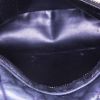 Chanel Vintage clutch-belt in navy blue quilted leather - Detail D2 thumbnail