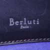 Berluti pouch in blue leather - Detail D3 thumbnail