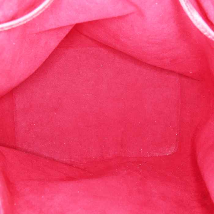 Louis Vuitton petit Noé small model handbag in red epi leather - Detail D2
