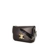 Celine Triomphe shoulder bag in black leather - 00pp thumbnail