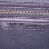 Bolso de mano Celine Luggage modelo mediano en cuero beige y negro y ante azul - Detail D3 thumbnail