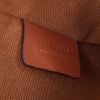 Celine pouch in black and brown logo canvas and brown leather - Detail D3 thumbnail