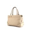 Shopping bag Gucci Princy in pelle monogram con stampa color crema - 00pp thumbnail