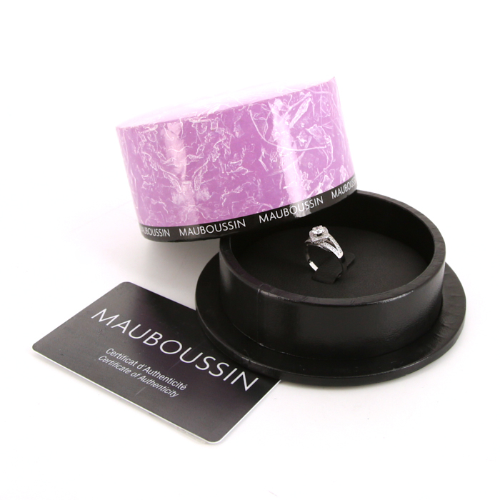 Mauboussin Love my Love ring in white gold and diamonds - Detail D2