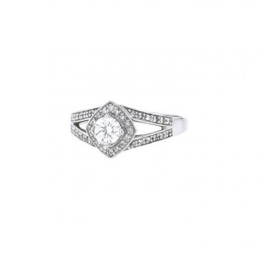 Sortija Mauboussin Love my Love en oro blanco y diamantes