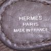 Bolso bandolera Hermès Mini Evelyne en cuero togo marrón etoupe y lona roja - Detail D3 thumbnail