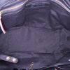 Jerome Dreyfuss Emile shoulder bag in black suede and black leather - Detail D3 thumbnail