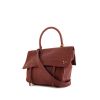 Jerome Dreyfuss shoulder bag in burgundy grained leather - 00pp thumbnail