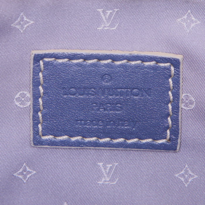 Sac à main Louis Vuitton L'Ingénieux petit modèle en cuir suhali bleu - Detail D3