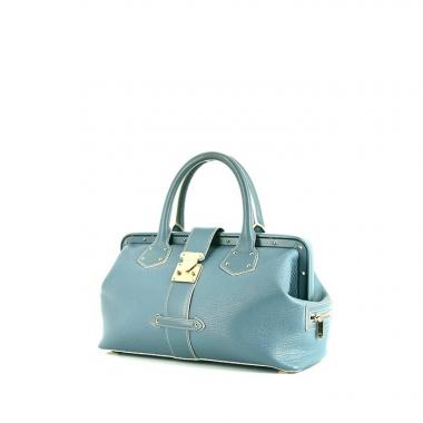 Borsa Louis Vuitton L'Ingénieux modello piccolo in pelle suhali blu