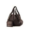 Gucci Pelham shopping bag in brown empreinte monogram leather - 00pp thumbnail