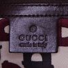 Gucci Pelham shopping bag in brown empreinte monogram leather - Detail D3 thumbnail