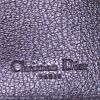 Portefeuille Dior Saddle en toile monogram noire et cuir noir - Detail D4 thumbnail