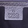 Gucci Mors shopping bag in grey grained leather - Detail D3 thumbnail