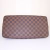 Louis Vuitton Hampstead shopping bag in ebene damier canvas and brown - Detail D4 thumbnail