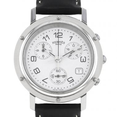 Reloj Hermès Clipper Chrono de acero Ref :  hermes - CL1.910 Circa  2000