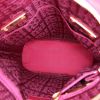 Cartier bag worn on the shoulder or carried in the hand in burgundy leather - Detail D2 thumbnail