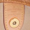 Louis Vuitton Galliera medium model handbag in azur damier canvas and natural leather - Detail D3 thumbnail