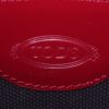Sac porté épaule ou main Tod's D-Bag en cuir glacé rouge - Detail D4 thumbnail