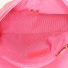 Bolso de mano Chanel en cuero acolchado rosa y rojo - Detail D3 thumbnail