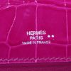 Pochette Hermès Kelly - Clutch in coccodrillo niloticus Rose Sheherazade - Detail D3 thumbnail