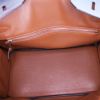 Hermes Birkin 30 cm Arlequin  handbag in Ultraviolet, blue and grey togo leather and etoupe leather - Detail D2 thumbnail