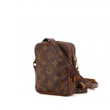 Borsa a tracolla Louis Vuitton Danube	 modello piccolo in tela monogram marrone e pelle naturale