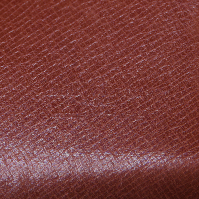 Bolso bandolera Louis Vuitton Saint Cloud en lona Monogram revestida marrón y cuero natural - Detail D3