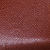 Borsa a tracolla Louis Vuitton Saint Cloud in tela monogram cerata marrone e pelle naturale - Detail D3 thumbnail