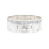 Opening Hermes Kelly size L bracelet in silver - 00pp thumbnail