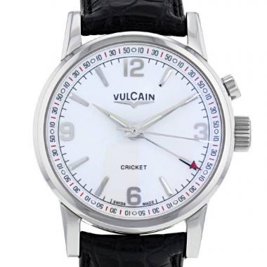 Reloj Vulcain Cricket de acero Ref :  100101.076 Circa  2010