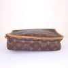 Louis Vuitton Gibecière shoulder bag in brown monogram canvas and natural leather - Detail D4 thumbnail