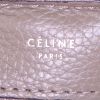 Celine Trapeze medium model handbag in grey leather and grey suede - Detail D4 thumbnail