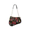 Dior Saddle mini handbag in black canvas - 00pp thumbnail