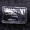 Sac à main Dior Saddle mini en toile noire - Detail D3 thumbnail