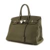 Hermes Birkin 35 cm handbag in green Canopée leather taurillon clémence - 00pp thumbnail
