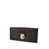 Louis Vuitton wallet in brown mahina leather - 00pp thumbnail