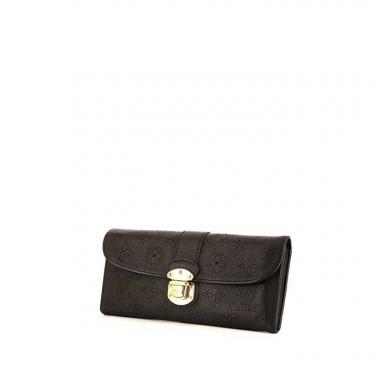 Portafogli Louis Vuitton in pelle Mahina marrone