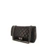 Chanel 2.55 shoulder bag in black quilted leather - 00pp thumbnail