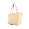 Prada shopping bag in beige leather - 00pp thumbnail